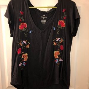 Light Embroidered T-shirt